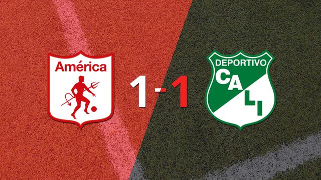 Empate en 1 en el clásico América de Cali-Deportivo Cali