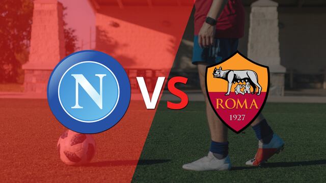 Termina el primer tiempo con una victoria para Napoli vs Roma por 1-0