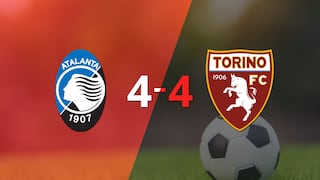 Con dos goles de Luis Muriel, Atalanta igualó ante Torino