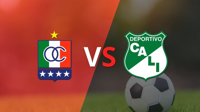 Termina el primer tiempo con una victoria para Deportivo Cali vs Once Caldas por 1-0