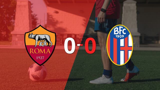 Roma y Bologna terminaron sin goles