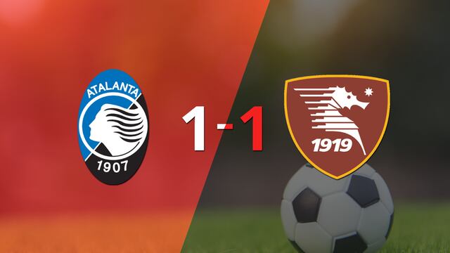 Empate a uno entre Atalanta y Salernitana