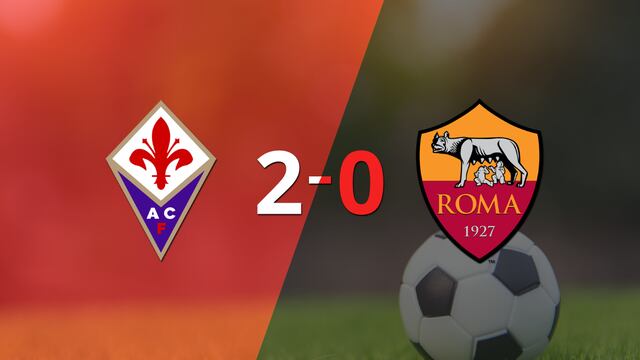 Fiorentina marcó dos veces en la victoria ante Roma en el estadio Artemio Franchi
