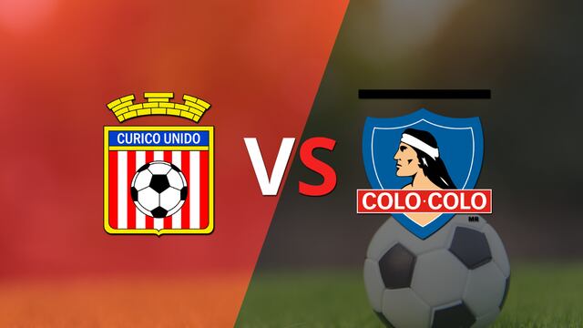 Termina el primer tiempo con una victoria para Colo Colo vs Curicó Unido por 2-0