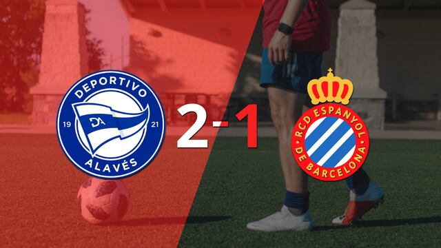 Alavés le ganó a Espanyol en su casa por 2-1