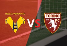 Termina el primer tiempo con una victoria para Torino vs Hellas Verona por 1-0