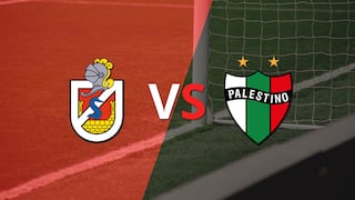 Comenzó el segundo tiempo y D. La Serena está empatando con Palestino en el estadio la Portada