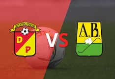 Termina el primer tiempo con una victoria para Bucaramanga vs Pereira por 1-0