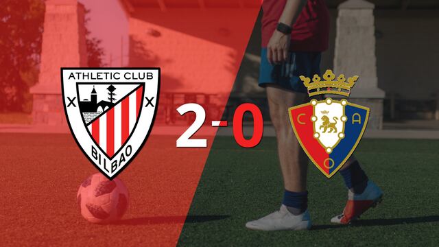 Con dos goles, Athletic Bilbao se impuso a Osasuna en la Catedral