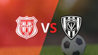 Termina el primer tiempo con una victoria para Independiente del Valle vs Técnico Universitario por 2-1