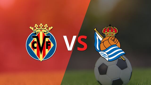 Termina el primer tiempo con una victoria para Villarreal vs Real Sociedad por 1-0