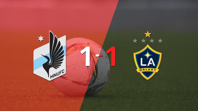 Reparto de puntos en el empate a uno entre Minnesota United y LA Galaxy