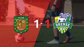 Deportivo Cuenca y Orense se reparten los puntos y empatan 1-1