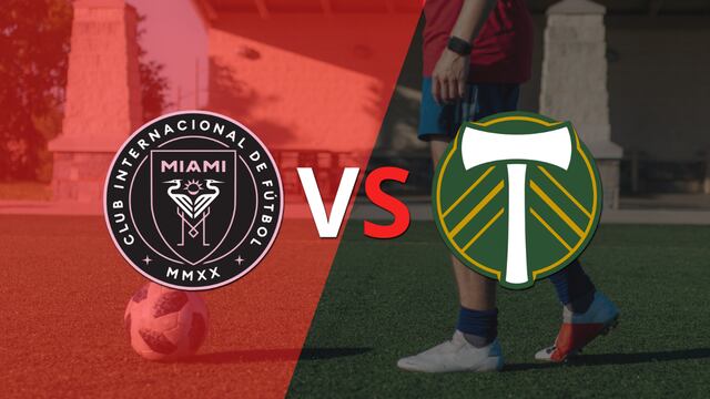 Termina el primer tiempo con una victoria para Inter Miami vs Portland Timbers por 1-0