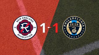 New England Revolution y Philadelphia Union empataron 1 a 1
