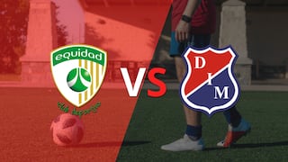 Termina el primer tiempo con una victoria para Independiente Medellín vs La Equidad por 3-0
