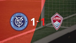 New York City FC logró sacar el empate de local frente a Colorado Rapids