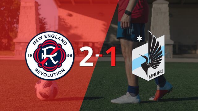 New England Revolution le ganó a Minnesota United en su casa por 2-1