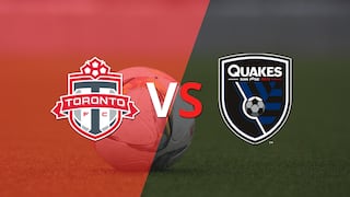 Termina el primer tiempo con una victoria para San José Earthquakes vs Toronto FC por 1-0