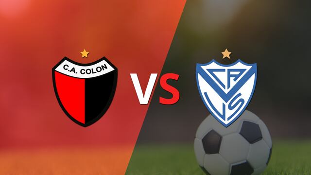 Colón y Vélez empatan 1-1 y se van a los vestuarios