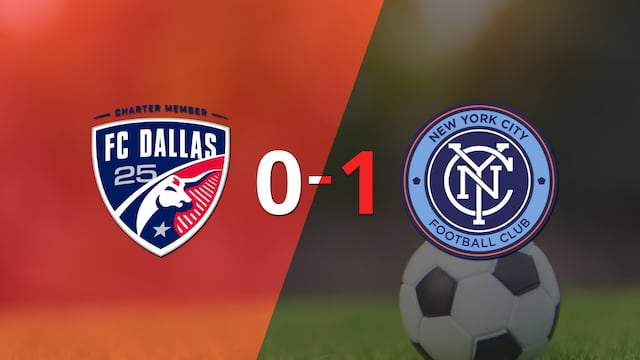 New York City FC derrotó a FC Dallas 1 a 0