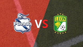 Termina el primer tiempo con una victoria para Puebla vs León por 1-0