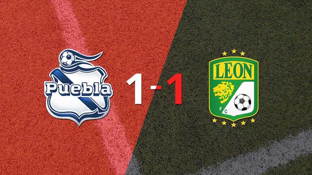 Puebla no pudo en casa ante León y empataron 1-1 