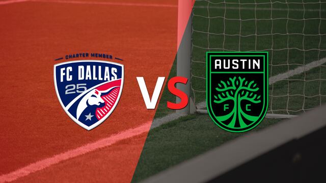 Termina el primer tiempo con una victoria para FC Dallas vs Austin FC por 1-0