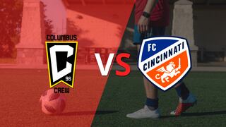 Termina el primer tiempo con una victoria para Columbus Crew SC vs FC Cincinnati por 1-0
