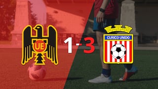 Curicó Unido goleó a Unión Española en su casa por 3 a 1