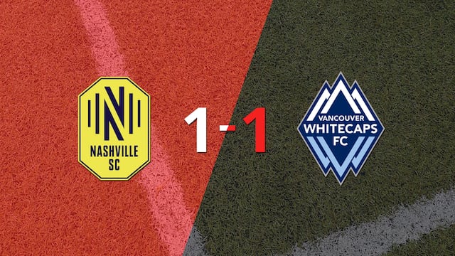Nashville SC no pudo en casa ante Vancouver Whitecaps FC y empataron 1-1 