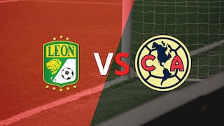 León y Club América empatan 1-1 y se van a los vestuarios