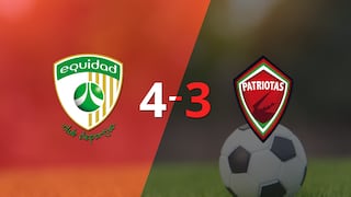 La Equidad sacó el triunfo ante Patriotas FC a pesar del doblete de José Ramírez Agudelo