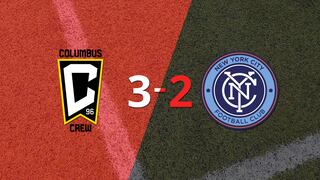 Lucas Zelarayán anota doblete en la victoria por 3 a 2 de Columbus Crew SC sobre New York City FC