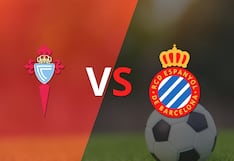 Termina el primer tiempo con una victoria para Celta vs Espanyol por 1-0