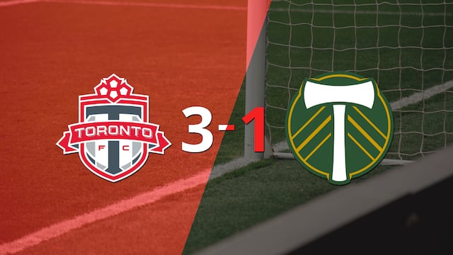 Con muchos goles, Toronto FC derrotó 3-1 a Portland Timbers