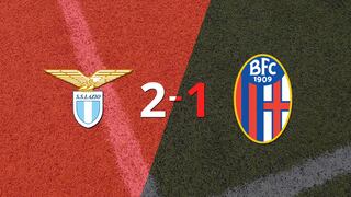 Lazio logra 3 puntos al vencer de local a Bologna 2-1