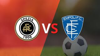 Termina el primer tiempo con una victoria para Spezia vs Empoli por 1-0