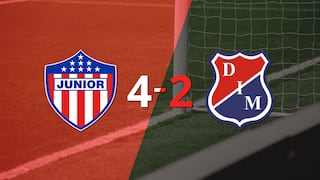 Junior hizo valer su localía y derrotó 4-2 a Independiente Medellín