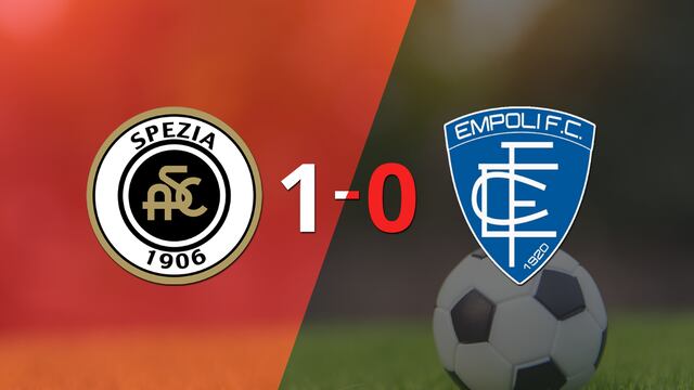 En su casa Spezia derrotó a Empoli 1 a 0