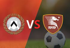 Comenzó el segundo tiempo y Udinese está empatando con Salernitana en el estadio Stadio Friuli