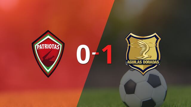 Águilas Doradas Rionegro derrotó a Patriotas FC 1 a 0