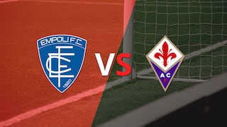 Comenzó el segundo tiempo y Empoli está empatando con Fiorentina en el estadio Stadio Carlo Castellani