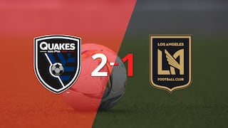 San José Earthquakes consiguió una victoria en casa por 2 a 1 ante Los Angeles FC