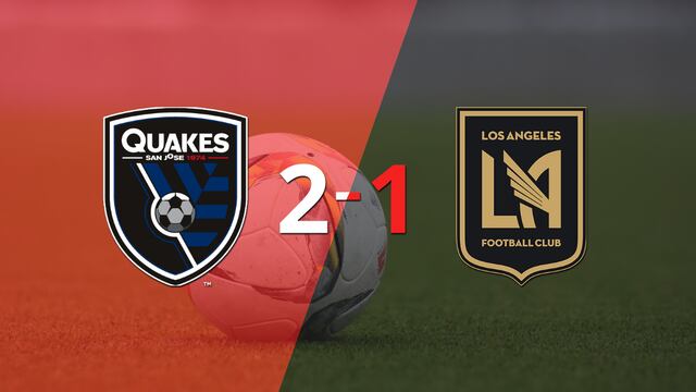 San José Earthquakes consiguió una victoria en casa por 2 a 1 ante Los Angeles FC