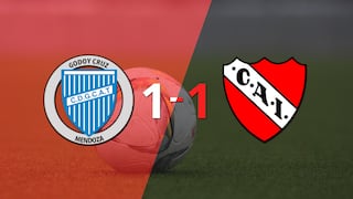 Reparto de puntos en el empate a uno entre Godoy Cruz e Independiente