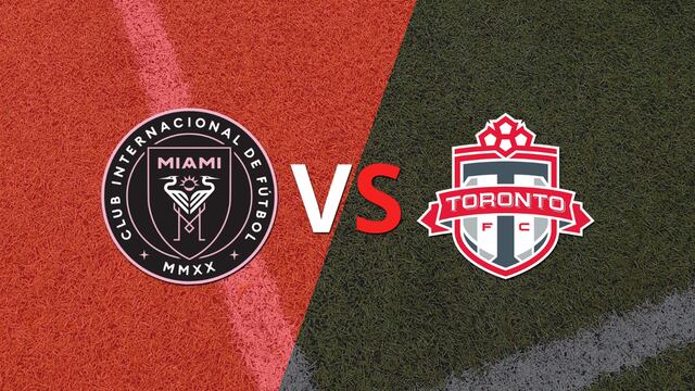 Termina el primer tiempo con una victoria para Inter Miami vs Toronto FC por 2-1