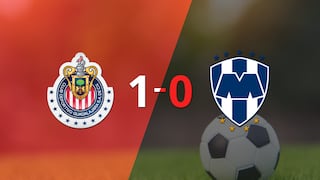 En su casa Chivas derrotó a CF Monterrey 1 a 0