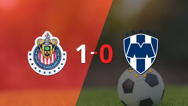 En su casa Chivas derrotó a CF Monterrey 1 a 0