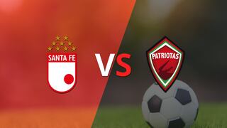 Santa Fe y Patriotas FC se mantienen sin goles al finalizar el primer tiempo